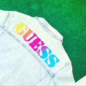 GUESS ❓ STEFANO INTERNATIONAL 80s JACKET